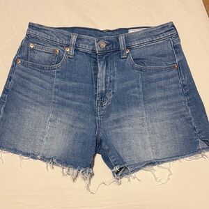 GAP High Rise Denim Girlfriend Shorts